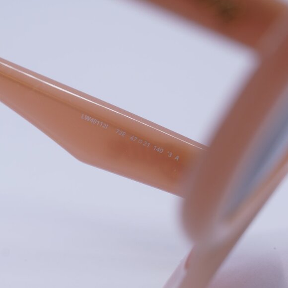 🕶️ New Loewe LW40112I 72E Sunglasses - Shiny Light Pink Frame, Brown Lenses - Picture 5 of 10